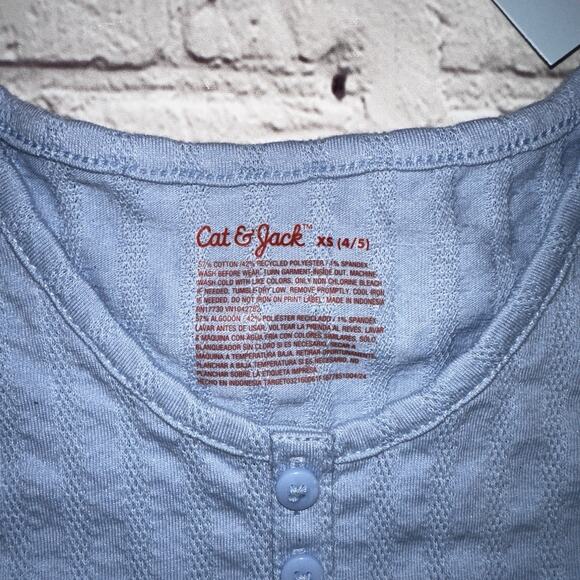 Cat And Jack Girls Blue Uniform Shirt Size XS - Picture 5 of 6